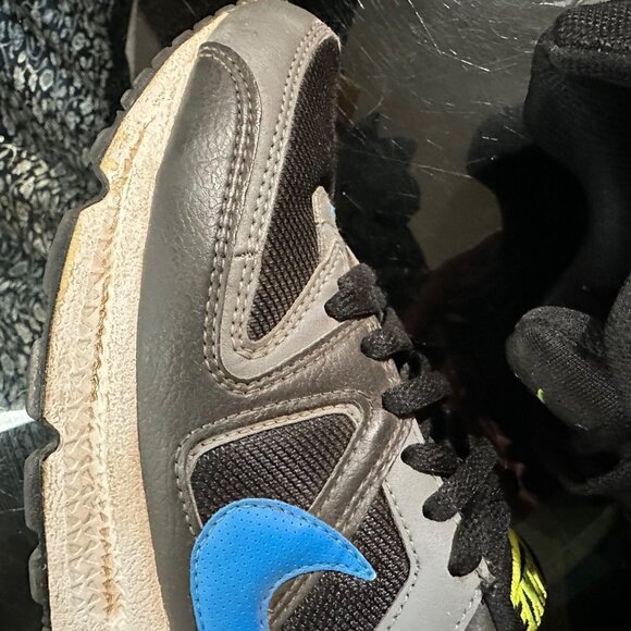 Nike Air Max 407759-029 2012 Black Blue Check Youth Size 5.5 - Picture 4 of 16